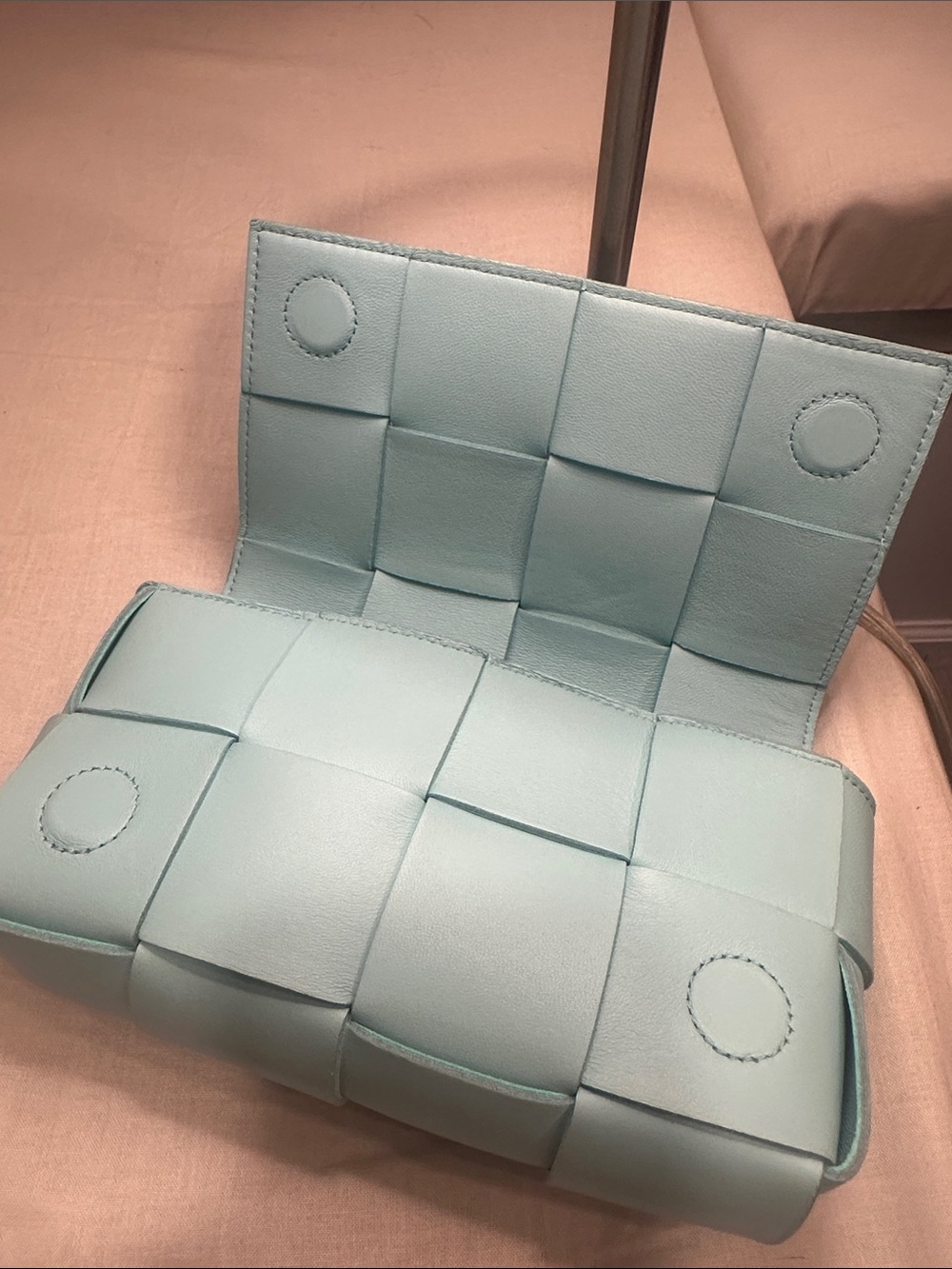 Bottega Veneta Belt Bag - Entrupy Authentication - Blue Nappa Leather - Picture 13 of 13